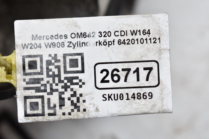 Mercedes OM642 320 CDI W164 W204 W906 Zylinderköpf 6420101121 Bild 8