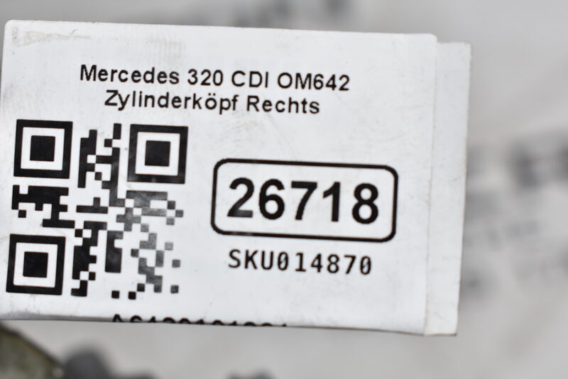 Mercedes 320 CDI OM642 Zylinderköpf Rechts A6420101221 Bild 7