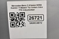 Mercedes-Benz C-Klasse W204 Kombi / T-Modell Tür  hinten links 775 Iridiumsilber met. Bild 5