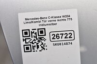 Mercedes-Benz C-Klasse W204 Limo/Kombi Tür vorne rechts 775 iridiumsilber Bild 5