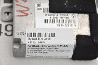 Mercedes S W221  Steuergerät Sprache Language Stimme Kontrolle A2218704285 Bild 3