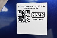 Mercedes-Benz SLK R171 Roadster Tür  links 345 Jaspisblau Met Bild 6