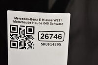 Mercedes-Benz E Klasse W211 Motorhaube Haube 040 Schwarz Bild 5