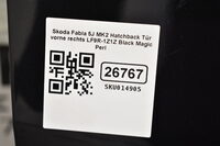 Skoda Fabia 5J MK2 Hatchback Tür  vorne rechts LF9R-1Z1Z Black Magic Perl Bild 5
