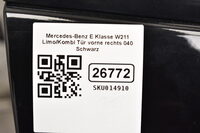 Mercedes-Benz E Klasse W211 Limo/Kombi Tür  vorne rechts 040 Schwarz Bild 5
