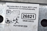 Mercedes-Benz E Klasse W211 Limo Sonnenrollo Sonnenschutzrollo  A2118101220 Bild 4