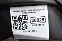 Skoda Fabia 5J MK2 Scheinwerfer Halogen rechts 5J1941016C Bild 6