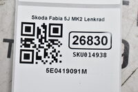 Skoda Fabia 5J MK2  Lenkrad   5E0419091M Bild 6