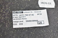 Mercedes-Benz SLK  R171 Dachhimmel Himmel Schwarz Set A1717900745 Bild 5