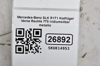 Mercedes-Benz SLK R171  Kotflügel Vorne Rechts 775 iridiumsilber metallic Bild 9