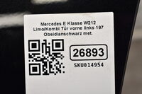 Mercedes E Klasse W212 Limo/Kombi Tür vorne links 197 Obsidianschwarz met. Bild 6