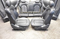 Mercedes CLK W209 Coupe Innenausstattung Ausstattung Sitze Leder Schwarz Bild 4