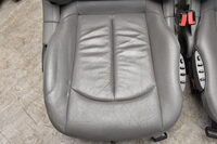 Mercedes CLK W209 Coupe Innenausstattung Ausstattung Sitze Leder Grau Bild 3