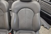 Mercedes CLK W209 Coupe Innenausstattung Ausstattung Sitze Leder Grau Bild 6