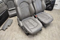 Mercedes CLK W209 Coupe Innenausstattung Ausstattung Sitze Leder Grau Bild 8