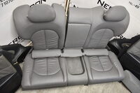 Mercedes CLK W209 Coupe Innenausstattung Ausstattung Sitze Leder Grau Bild 9