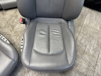Mercedes CLK W209 Coupe Innenausstattung Ausstattung Sitze Leder Grau Bild 5
