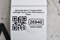 Mercedes-Benz C Klasse W204 Kotflügel Vorne Links  792 Palladium Silber Bild 4