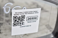 Mercedes-Benz C Klasse W204   Außen Seiten Spiegel rechts 792 Palladium Silber A2048106016 Bild 8