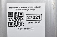 Mercedes E Klasse W211 16 Zoll 1 Stück Alufelge Felge A2114011402 Bild 10