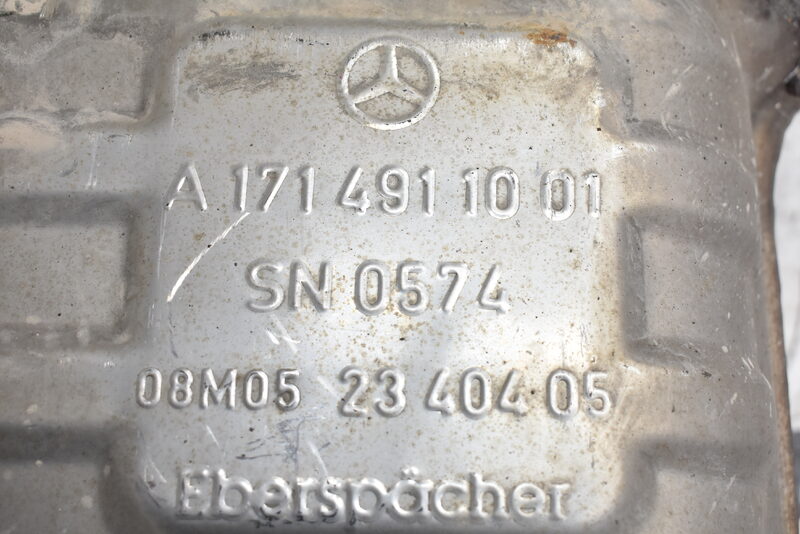 Mercedes SLK 200 R171 Mopf Auspuff Endtopf Endschalldämpfer Rechts A1714911001 Bild 6