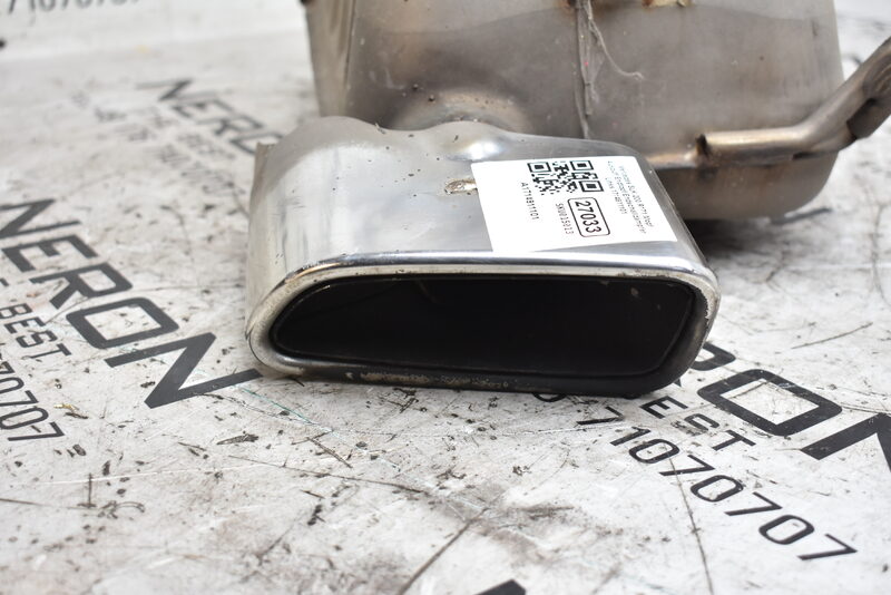 Mercedes SLK 200 R171 Mopf Auspuff Endtopf Endschalldämpfer Links 1714911101 Bild 5