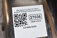 Mercedes CLS 350 CDI W219  Auspuff Endtopf Endschalldämpfer A2194910300 Bild 6