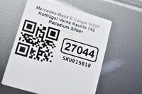 Mercedes-Benz E Coupe W207  Kotflügel Vorne Rechts 792 Palladium Silber Bild 5