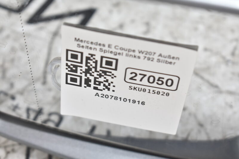 Mercedes-Benz E Coupe W207   Außen Seiten Spiegel links 792 Palladium Silber A2078101916 Bild 7