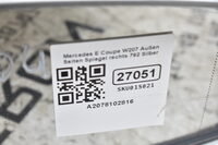 Mercedes-Benz E Coupe W207   Außen Seiten Spiegel rechts 792 Palladium Silber A2078102816 Bild 8