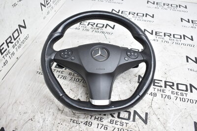 Mercedes-Benz E Coupe W207 W212 AMG Packet Lenkrad Multifunktion Leder Schwarz A2074601203