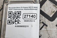 Mercedes-Benz E-Klasse W213 W222 W257 Radarsensor Abstandssensor A0009053211 Bild 4