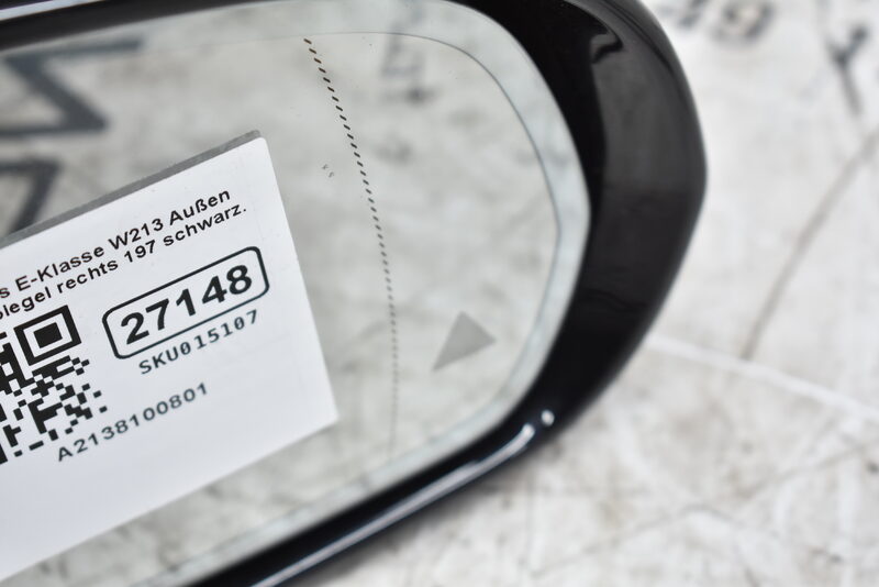 Mercedes-Benz E-Klasse W213   Außen Seiten Spiegel rechts 197 Obsidianschwarz met. A2138100801 Bild 7