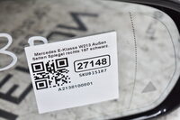 Mercedes-Benz E-Klasse W213   Außen Seiten Spiegel rechts 197 Obsidianschwarz met. A2138100801 Bild 9