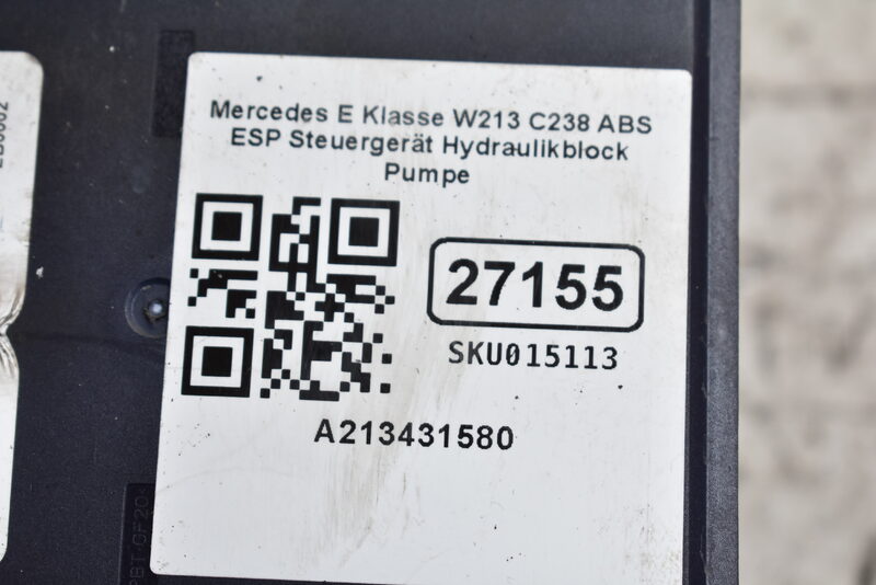 Mercedes-Benz E Klasse W213  ABS ESP Steuergerät Hydraulikblock Pumpe A2134315801 Bild 7