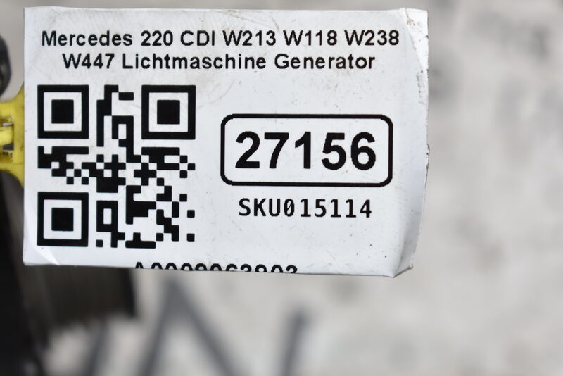 Mercedes-Benz E Klasse 220 CDI W213 W118 W238 W447 Lichtmaschine Generator A0009063903 Bild 6