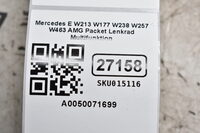 Mercedes-Benz E Klasse W213 W177 W238 W257 W463 AMG Packet Lenkrad Multifunktion Leder  A0050071699 Bild 7
