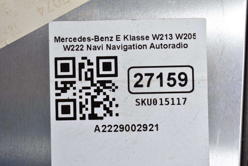 Mercedes-Benz E Klasse W213 W205 W222 Navi Navigation Autoradio A2229002921 Bild 6