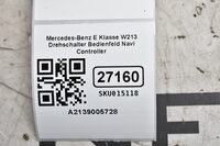 Mercedes-Benz E Klasse W213  Drehschalter Bedienfeld Navi Controller A2139005728 Bild 10