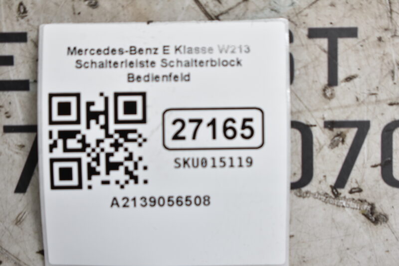 Mercedes-Benz E Klasse W213  Schalterleiste Schalterblock Bedienfeld A2139056508 Bild 8