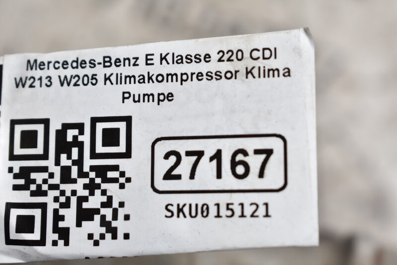 Mercedes-Benz E Klasse 220 CDI W213 W205 Klimakompressor Klima Pumpe A0008301301 Bild 5