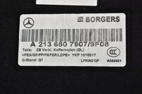 Mercedes-Benz E Klasse W213  Limousine Kofferraumboden Gepäckabdeckung Kofferraummatte A2136807907 Bild 5