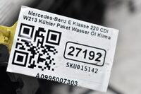 Mercedes-Benz E Klasse 220 CDI W213  Kühler Paket Wasser Öl Klima Bild 11