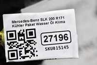 Mercedes-Benz SLK 200 R171  Kühler Paket Wasser Öl Klima Bild 8