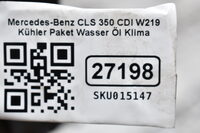 Mercedes-Benz CLS 350 CDI W219  Kühler Paket Wasser Öl Klima Bild 9