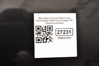 Mercedes-Benz E Klasse W213  Limo Heckklappe Kofferraum Klappe 197 Obsidianschwarz met. Bild 6