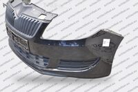Skoda Fabia 5J MK2 Stoßstange Schurze vorne LF9R-1Z1Z Black Magic Perl Bild 2