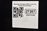 Mercedes E Klasse W210 Limo Tür vorne links Schwarz Bild 6