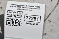 Mercedes-Benz C-Klasse W204 Coupe  AMG Seitenschweller  775 Iridiumsilber met. Bild 9