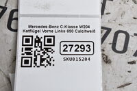 Mercedes-Benz C-Klasse W204 Kotflügel Vorne Links 650 Calcitweiß Bild 5